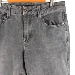 prAna Skinny Jeans Womens 6/28 Grey Organic Cotton Stretch Denim 1961471